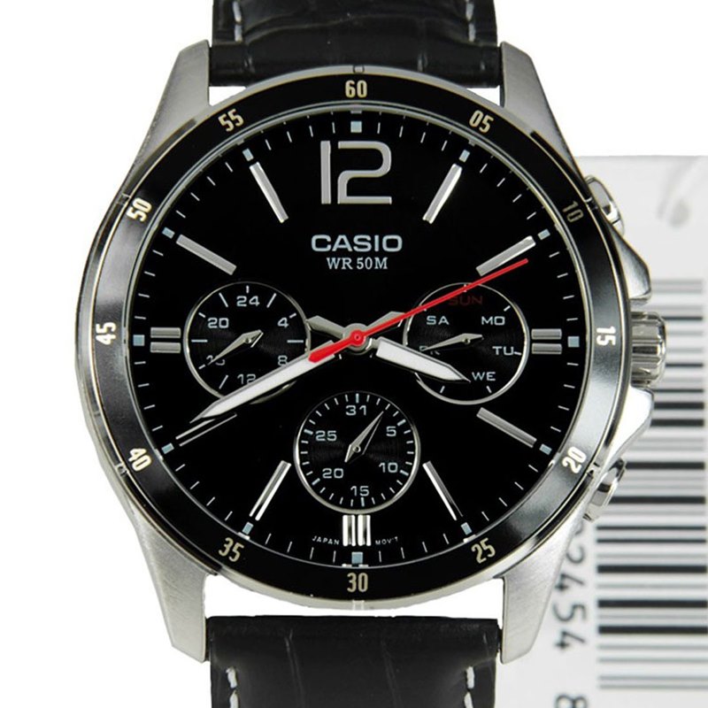 Мужские классические часы Casio MTP - 1374L-1AVDF