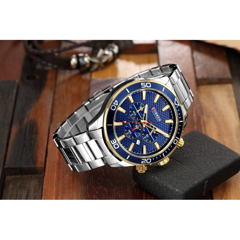 Мужские часы Curren 8309 Blue