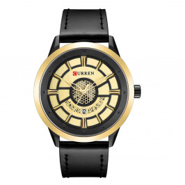 Мужские часы в стиле Casual. Curren 8330 Black