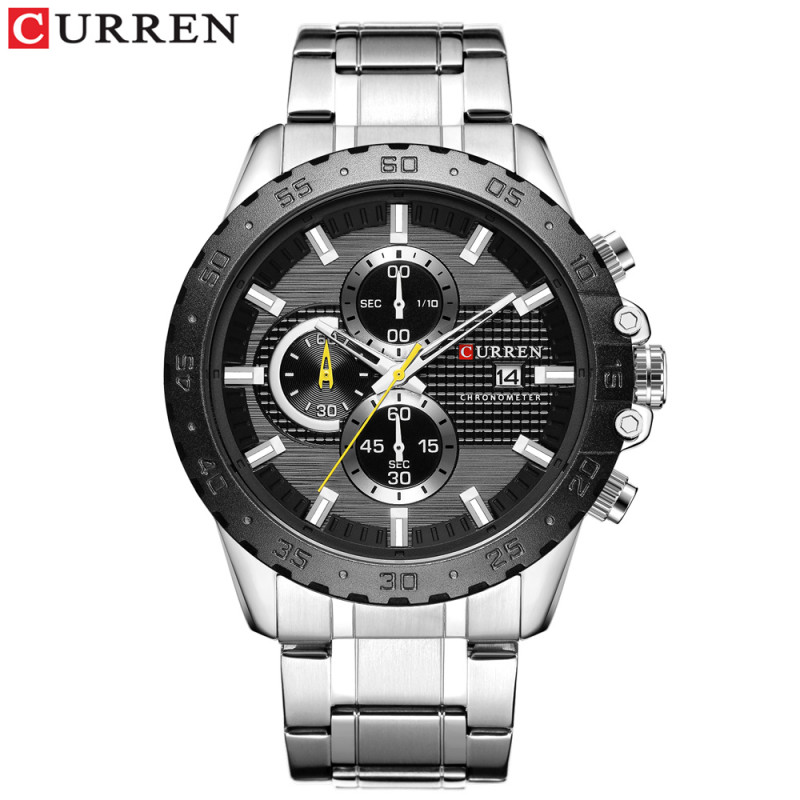 Мужские часы из Curren 8334 Silver