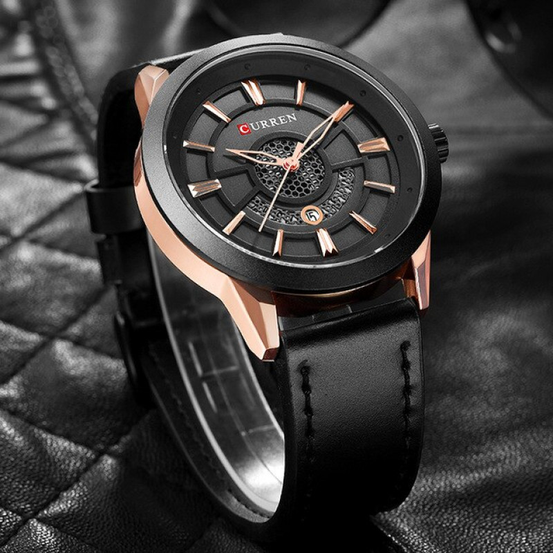 Мужские часы в стиле Casual. Curren 8330 BG