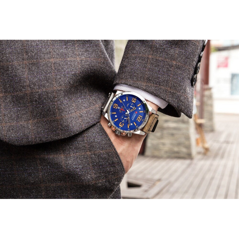 Мужские часы Curren 8314 Blue