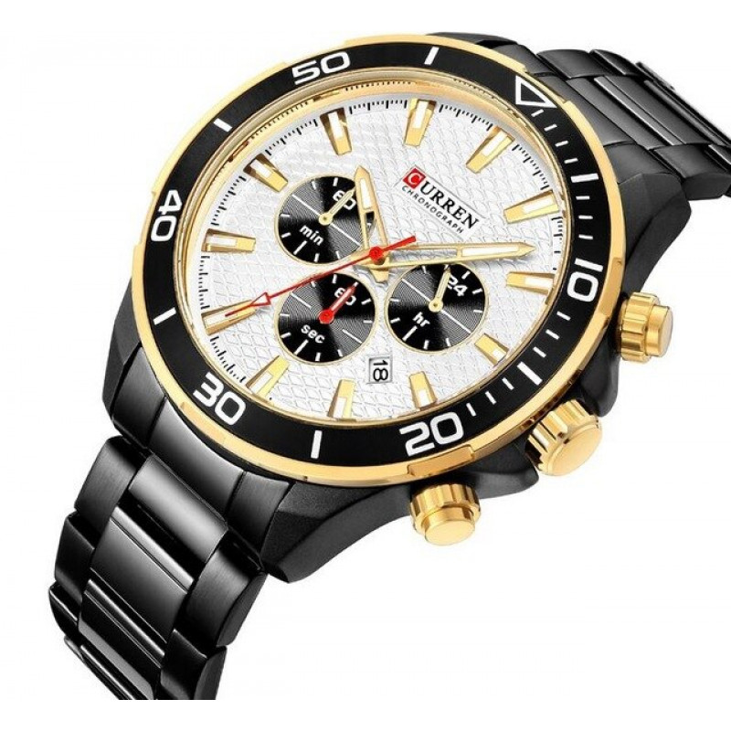 Мужские часы из нержавеющей стали Curren 8309 Black