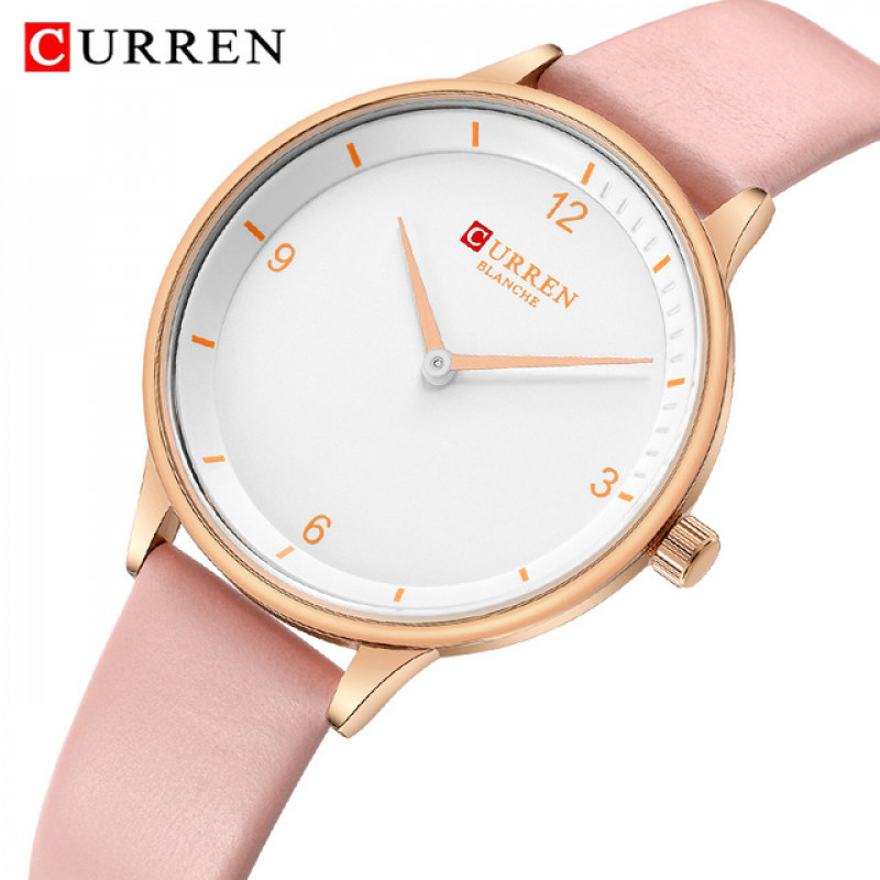 Женские классические часы Curren 9039 Pink