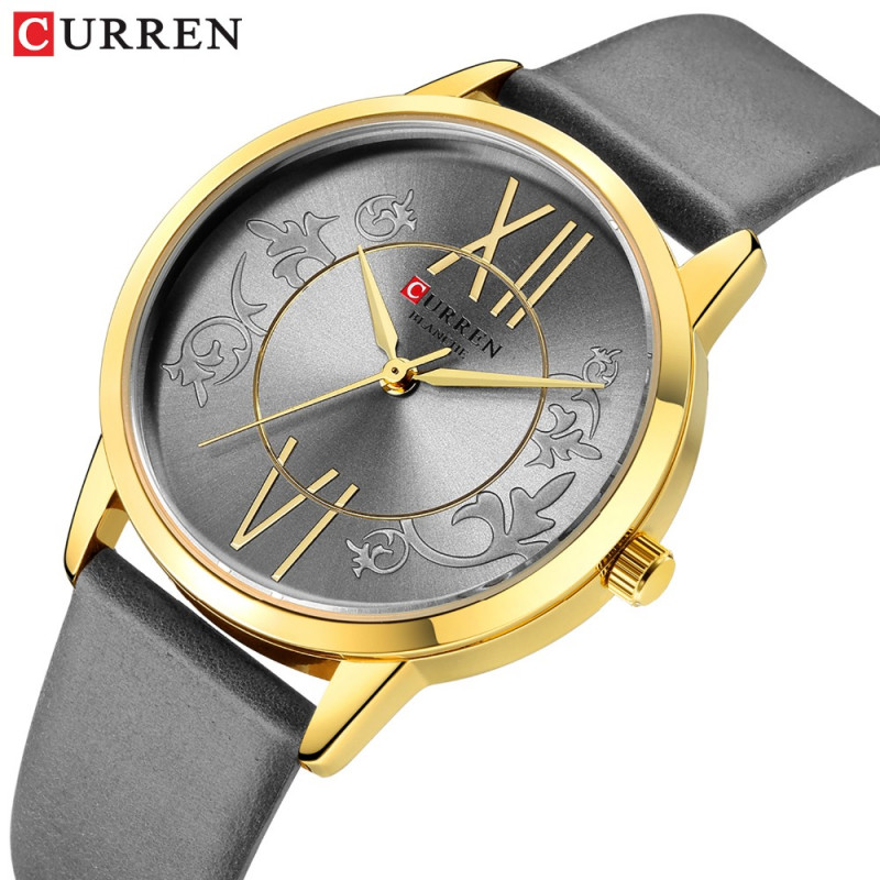 Женские модные часы Curren 9049