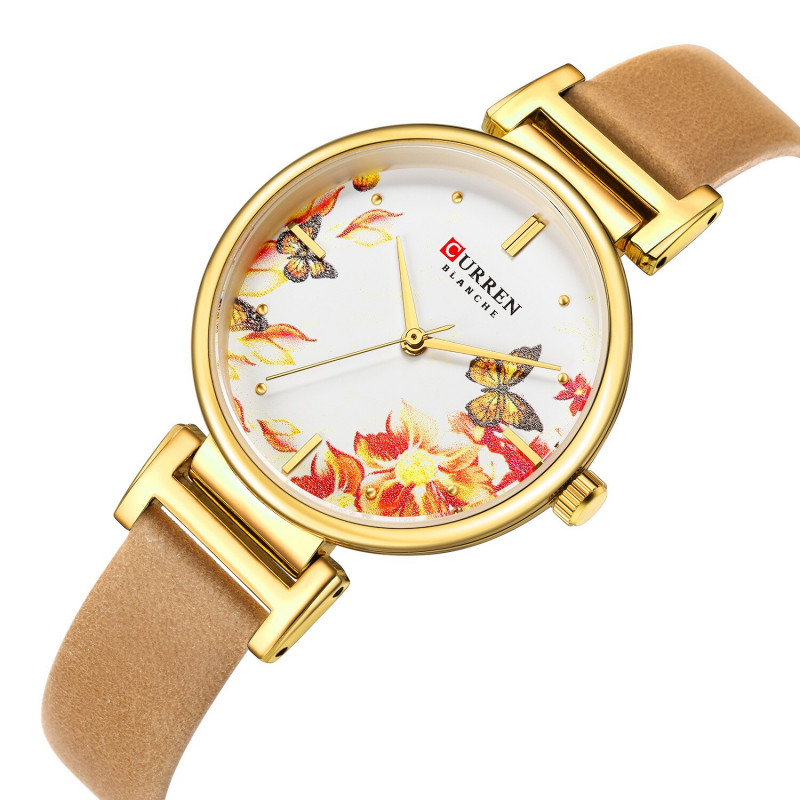 Женские классические часы Curren 9053 Brown