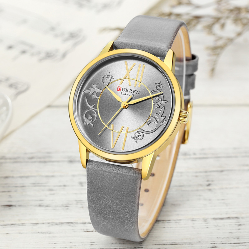 Женские модные часы Curren 9049