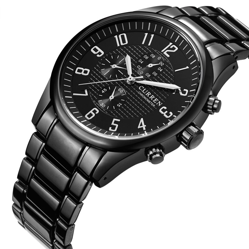 Мужские часы Curren 8046 Black 