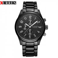 Мужские часы Curren 8046 Black 
