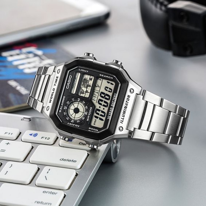Мужские часы Casio AE-1200WHD-1AVEF