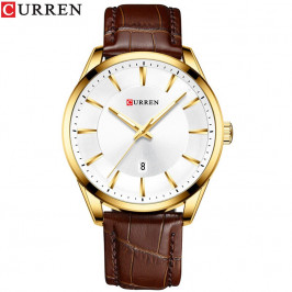 Мужские классические часы Curren 8365 коричневый