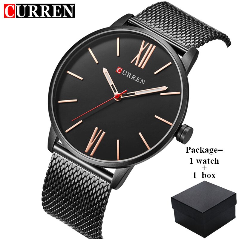 Мужские часы Curren 8238 Black