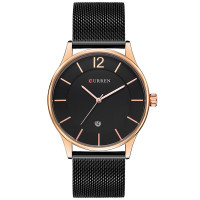 Мужские часы Curren 8231 black gold