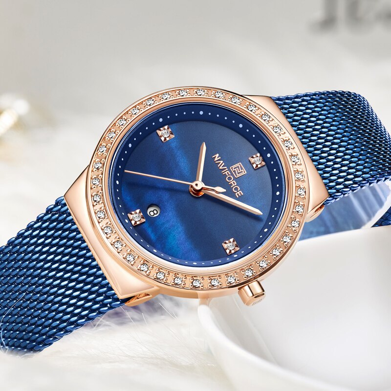 Женские часы Naviforce 5005 синий