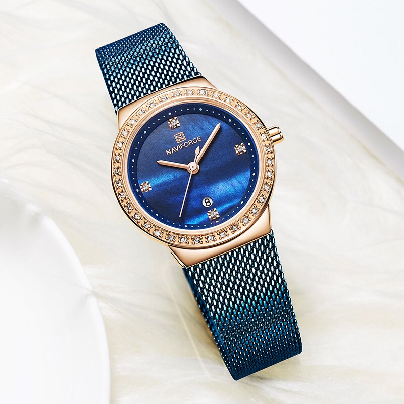 Женские часы Naviforce 5005 синий