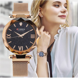 Женские часы Curren 9063 gold 
