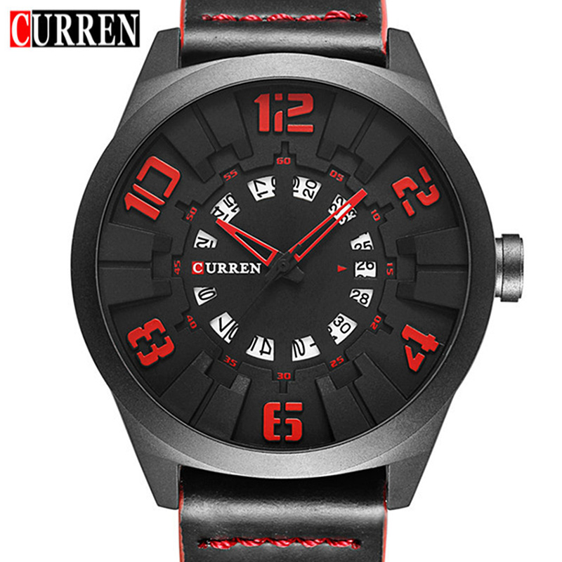 Стильные армейские наручные часы Curren 8258