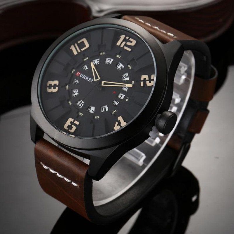 Стильные армейские наручные часы Curren 8258