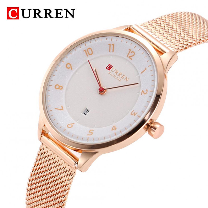 Женские часы Curren 9035 - розовое золото