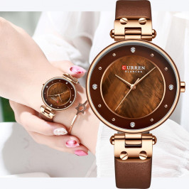 Женские часы Curren 9056 LCE Coffee