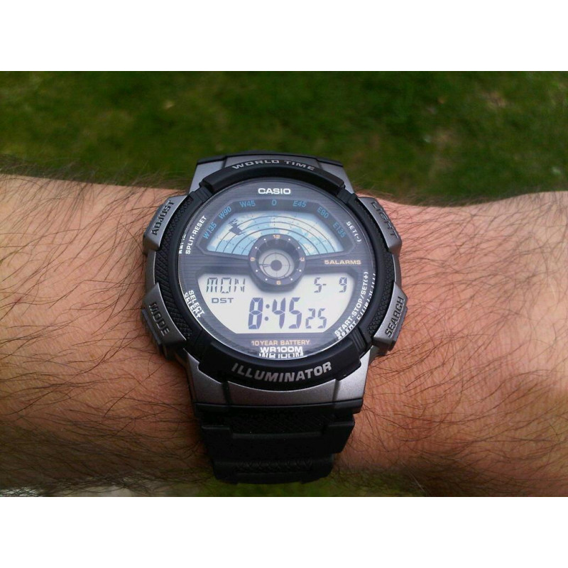 Мужские спортивные часы Casio AE1100W-1AVDF
