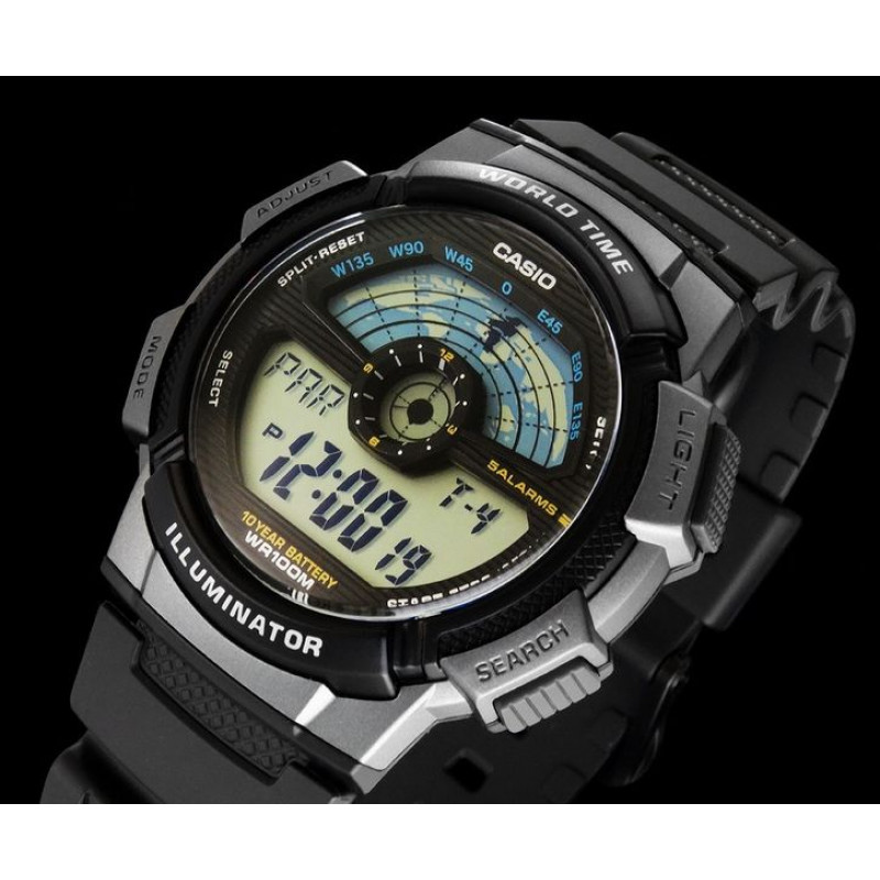 Мужские спортивные часы Casio AE1100W-1AVDF