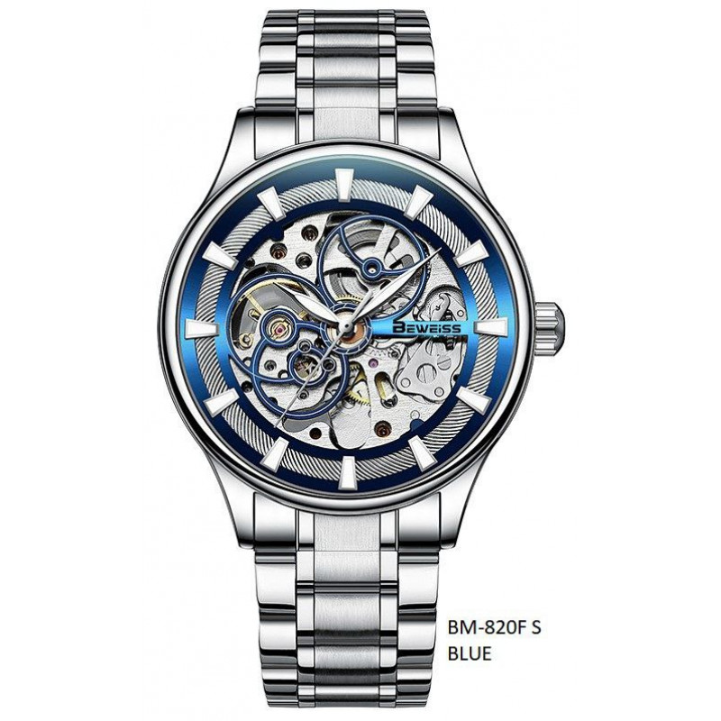 Мужские автоматические часы Beweiss BМ-820F S Blue