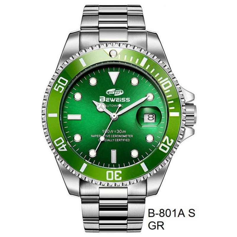 Мужские автоматические часы Beweiss B-801A S GR