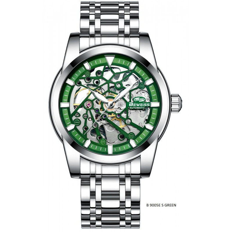 Мужские автоматические часы Beweiss B 9005E S Green 