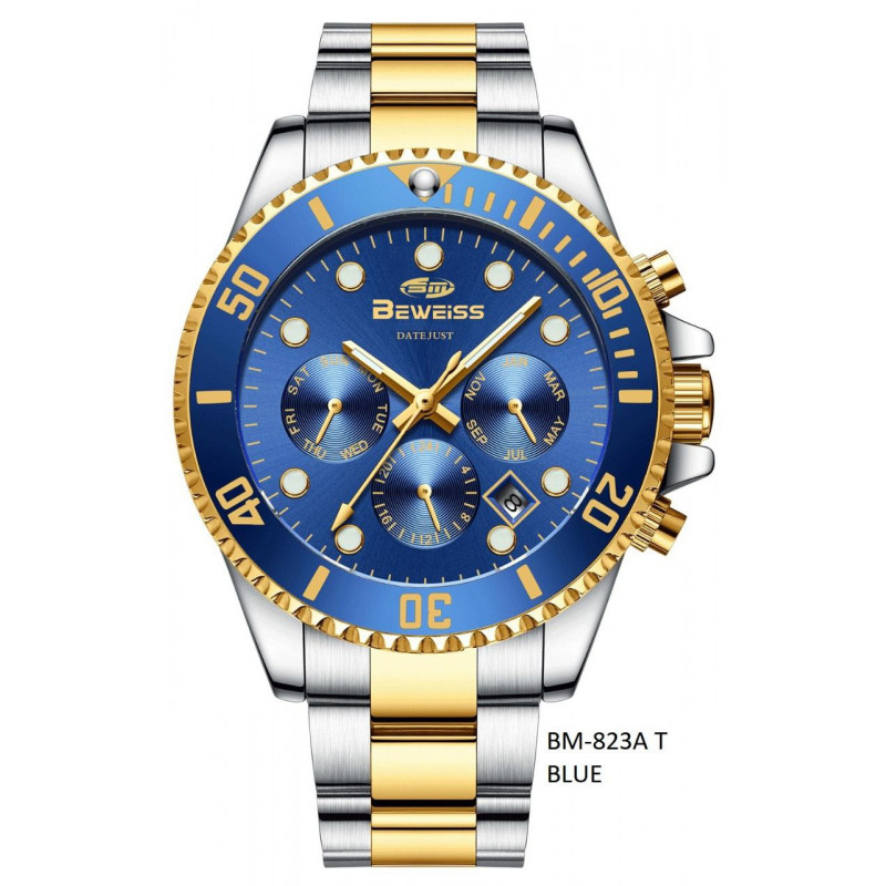 Мужские автоматические часы Beweiss BМ-823A Т Blue 