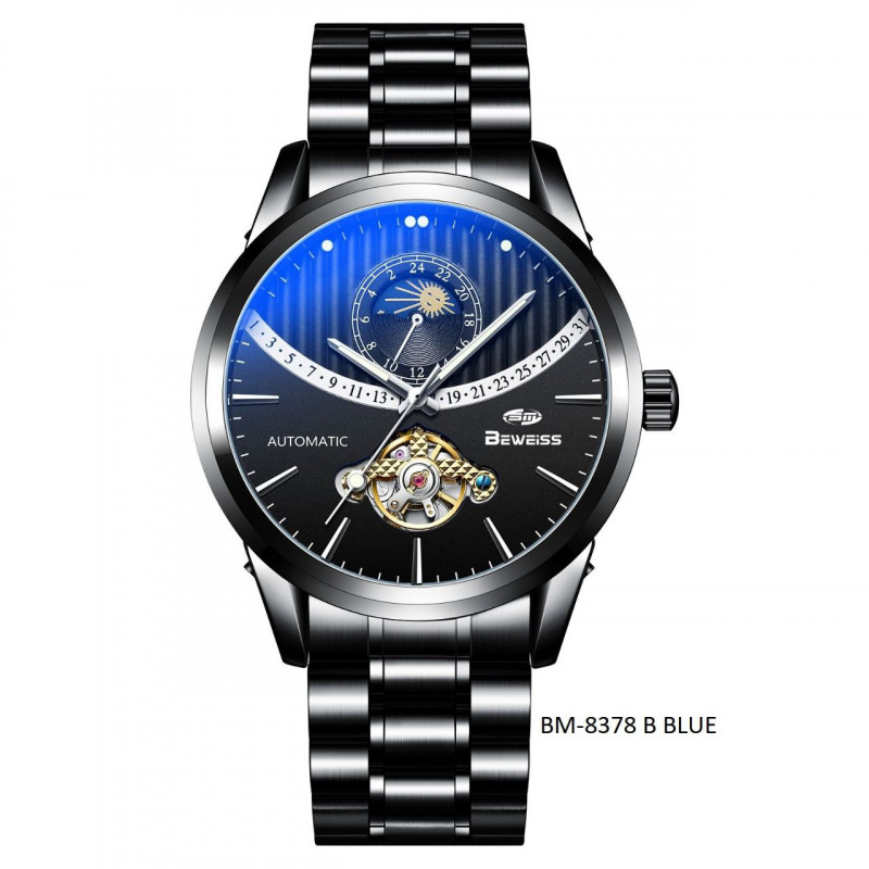 Мужские автоматические часы Beweiss BМ-8378 В Blue