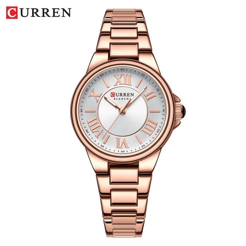 Женские часы Curren 9091 розовое золото