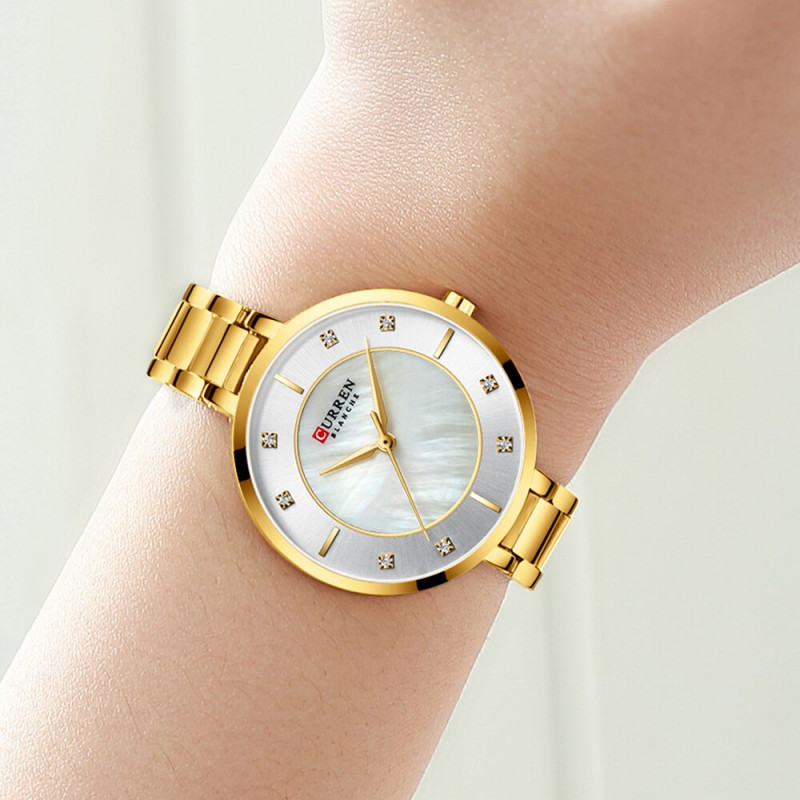 Женские часы Curren 9051L Gold
