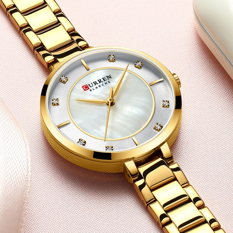 Женские часы Curren 9051L Gold