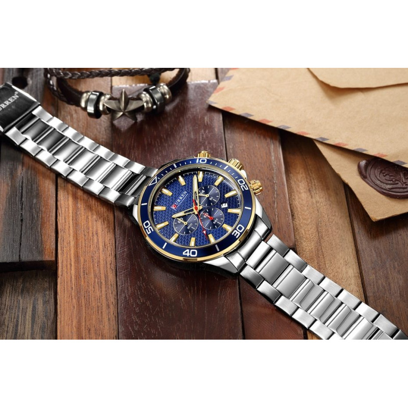 Мужские часы Curren 8309 Blue