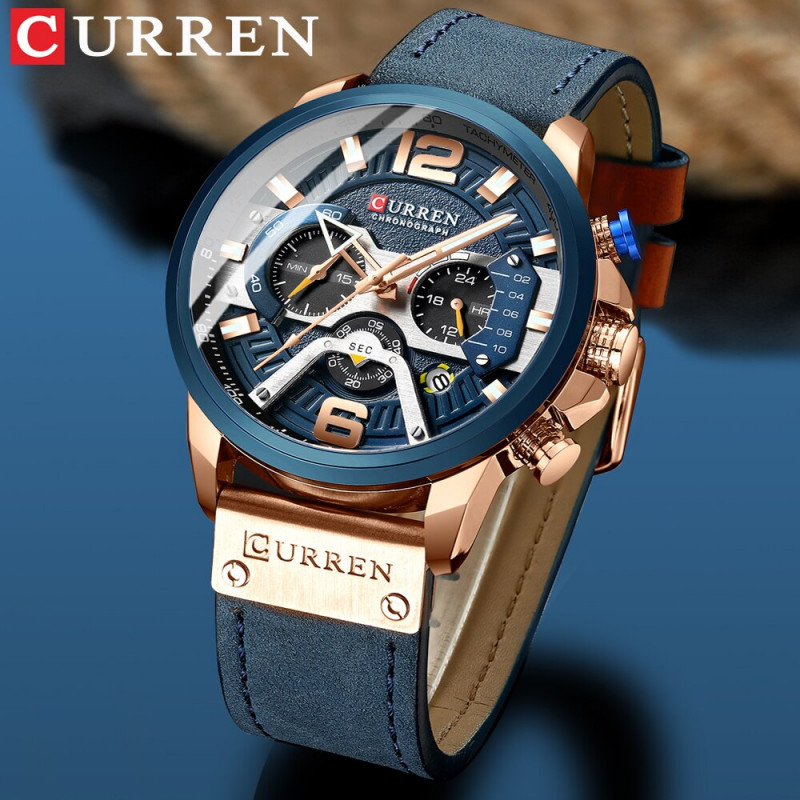 Мужские часы Curren 8329 синий