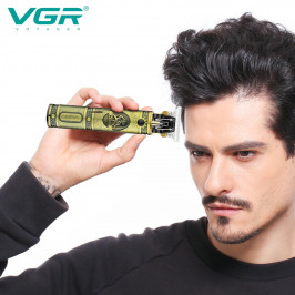 Беспроводная профессиональная машинка для стрижки волос и бороды  VGR V-085 