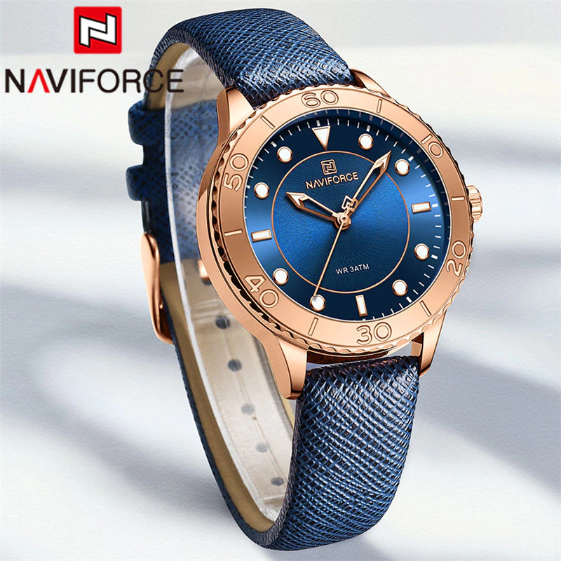 Женские часы Naviforce 5020, темно-синий 