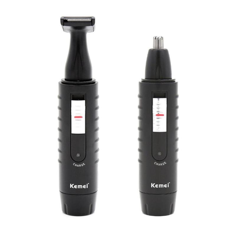 Электрический триммер волос носа и бритва для бороды  Kemei KM-9688 2 в 1 