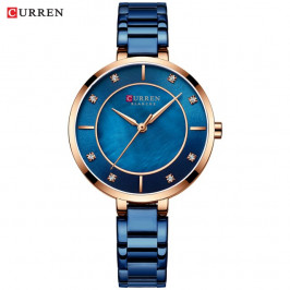 Женские часы Curren 9051L. Тёмно - синий