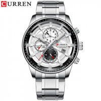 Мужские часы Curren 8362 silver