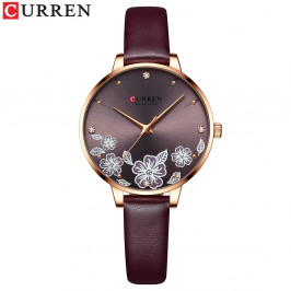 Женские часы Curren 9068. Бордовый