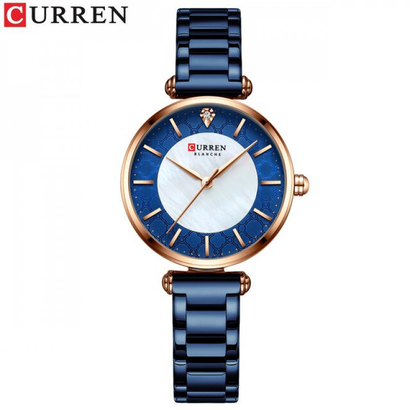 Женские часы Curren 9072. Синий цвет