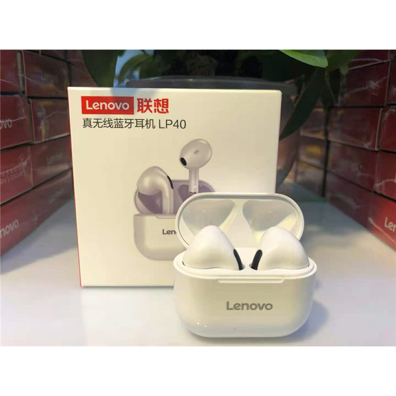 Беспроводные наушники Lenovo LP40, белые
