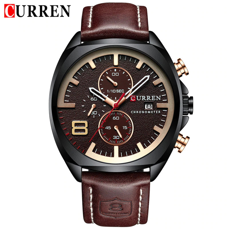 Мужские часы Curren C-8324 brown 