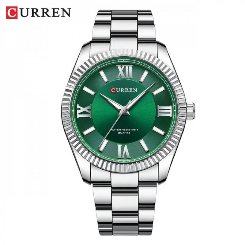 Мужские часы Curren 8453. Зеленый