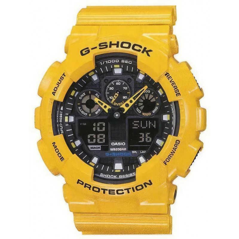 Мужские часы G-SHOCK GA-100A-9ADR