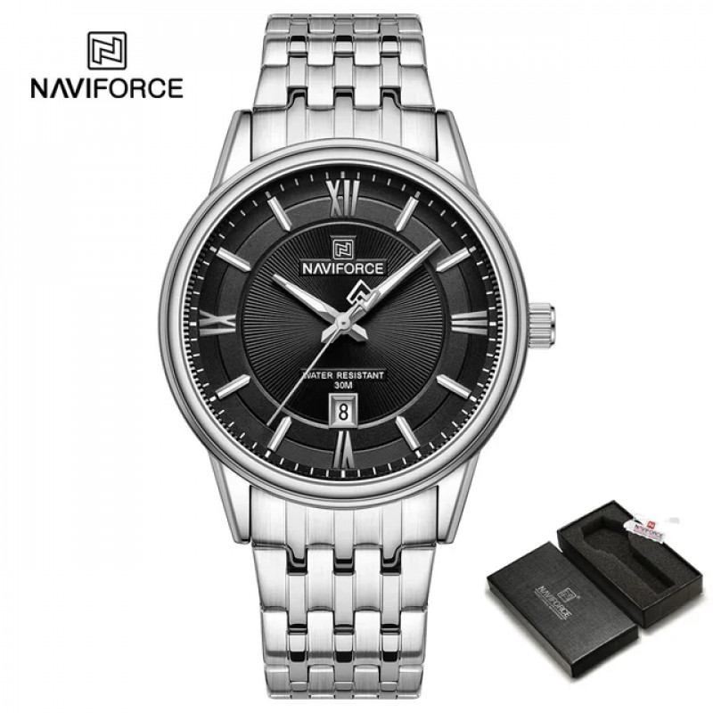  Мужские часы Naviforce 8040G SSB