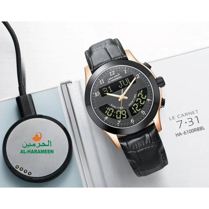 Мужские часы Al Harameen HA-6100RBBL