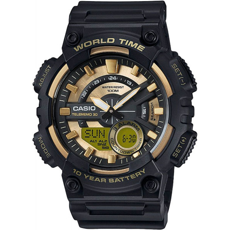 Мужские часы Casio AEQ-110BW-9BVDF